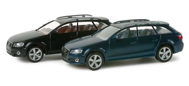 Audi A4 Avant 4 X 4 Metallic, blue - Herpa 1:87 Plastic Diecast