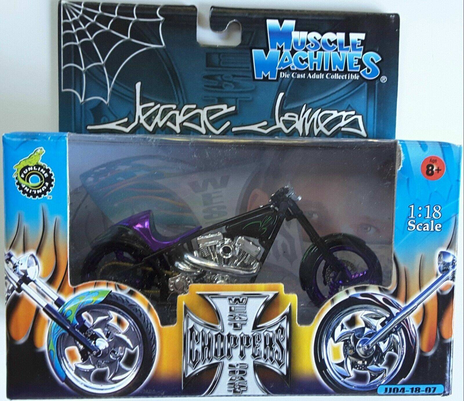El Diablo II chopper Muscle Machines 1:18 diecast | eAutomobilia