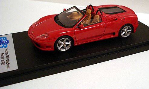 Ferrari 360 Modena Spyder 2000 red - BBR 1:43 Resin Diecast