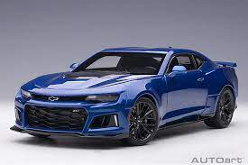 オートアート AUTOart Camaro ZL1 2017 1/18 2017 CHEVROLET CAMARO ZL1 HYPER BLUE 1:18 by AUTOart 71209