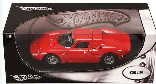 未開封 1/18 Hot Wheels フェラーリ 1964 250 LM Ferrari 250 LM Red 1/18 Diecast Car Model by Hotwheels