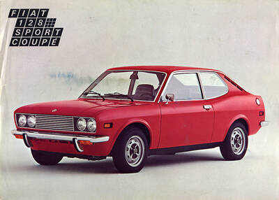 1972-78 FIAT 128 Sport Coupe SL 1300 Sales Catalog-Brochure