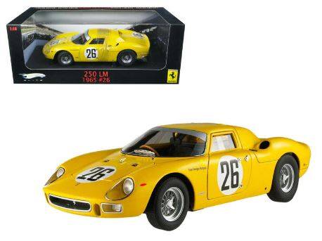 FERRARI 250 LM #26 1965 yellow - Elite - Mattel Hot Wheels Elite 1