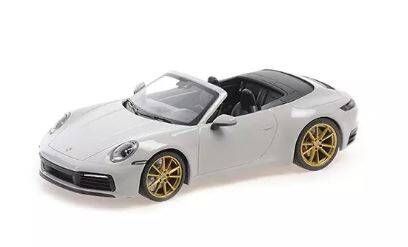 Porsche 911 Carrera 4S cabriolet 2019 grey Minichamps 1:18 Diecast