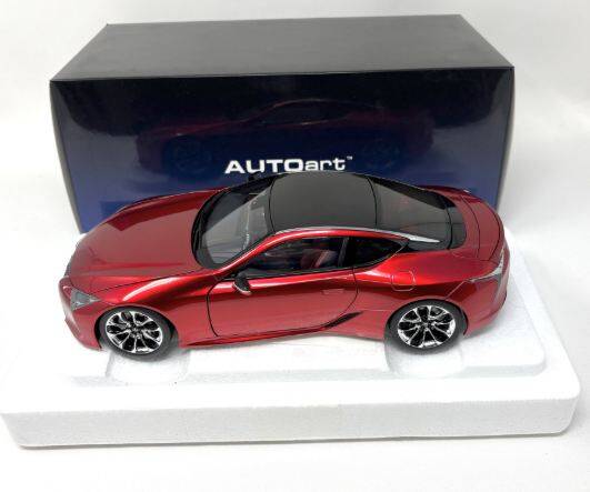 Lexus LC 500 Metallic red AUTOart 1:18 Diecast Composite