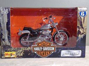 Maisto Harley Davidson Series 6 XL 1200c Sportster 1200 Custom 1999 Die Cast for sale online 