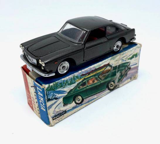Lancia Flavia 1962 Farina Coupe Dark Taupe - Mercury 1:43 Diecast