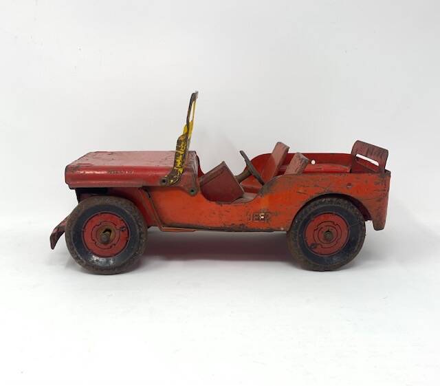 Vintage willys best sale jeep toy