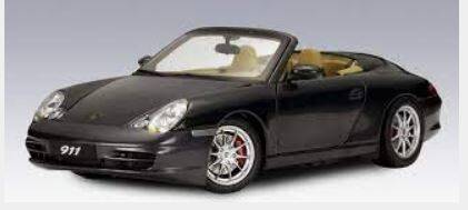 Porsche 911 2001 Cabrio charcoal grey AUTOart 1:18 Diecast