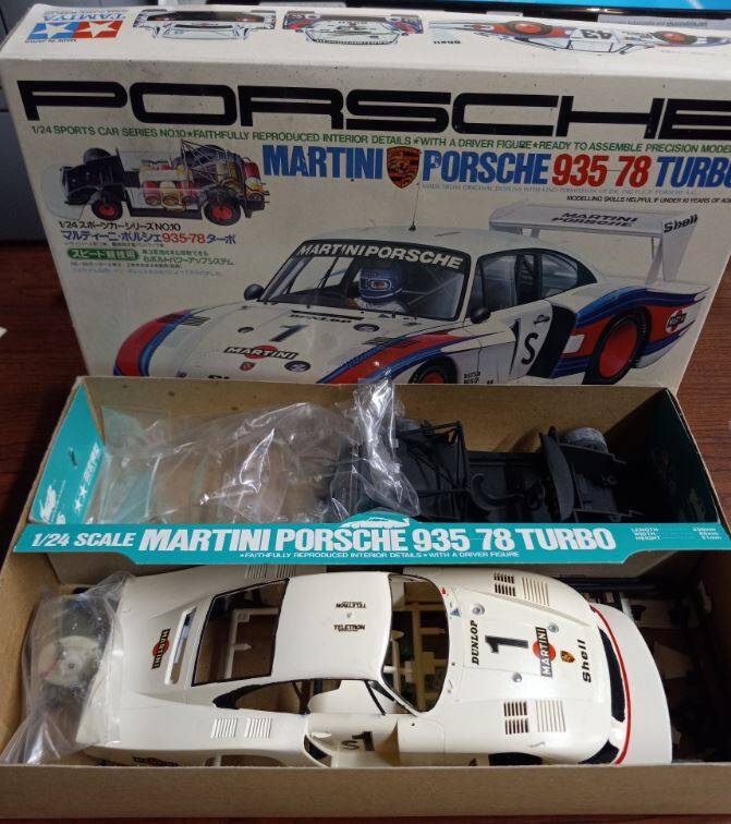 Martini Porsche 935 / 78 Turbo kit 1:24 Tamiya, touched, AS