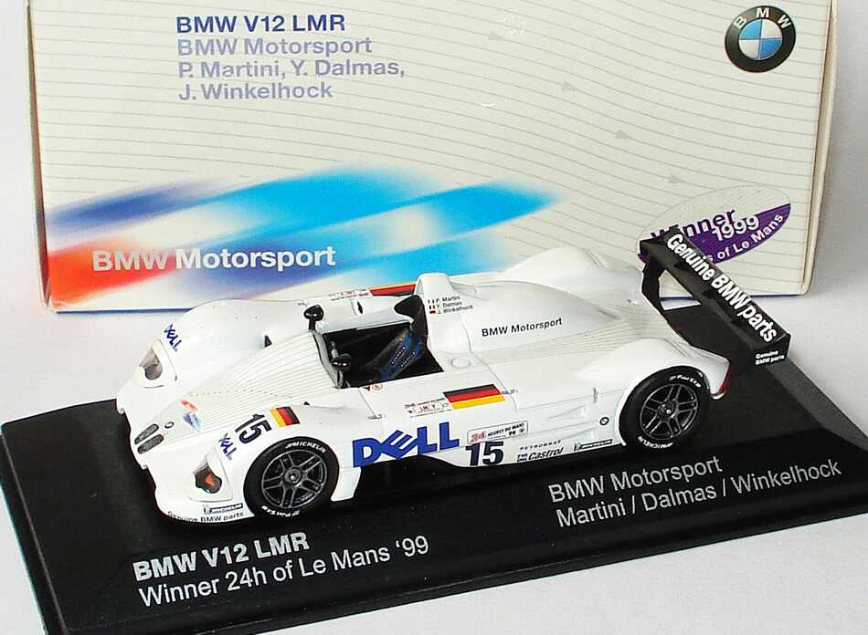 BMW V12 LMR winner #15 Le Mans '99 BMW Dealer Model 1:43 Diecast 