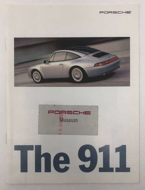 1995 Porsche 911 Carrera and Turbo Original Car Sales Brochure Catalog 