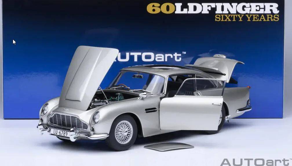 James Bond Aston Martin DB5 Model Car - Goldfinger Edition