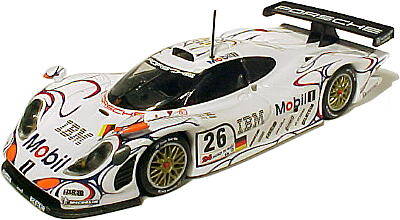 PORSCHE 911 GT1 1998 McNISH Ortelli Ailleo Minichamps 1:43 Diecast