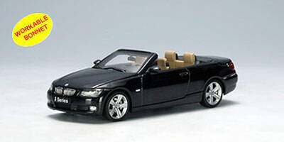 BMW 3 Series Conv. 2007 blue Bonnet - AUTOart 1:43 Diecast