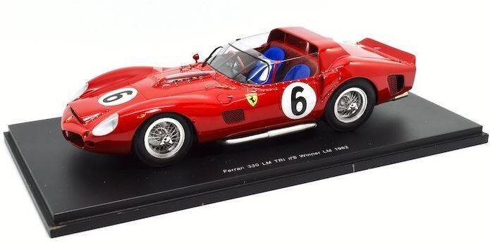 Ferrari 330LM TRI #6 Le Mans 1962 1:24 Diecast Red Line 24RL008