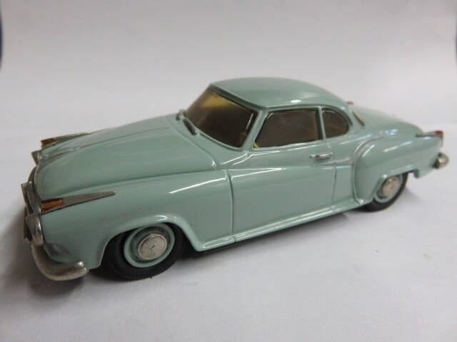 Scale model car 1:43 Borgward Isabella Coupe gray 