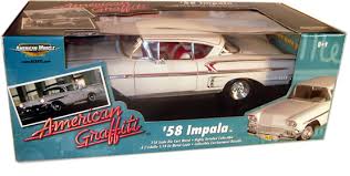 Chevrolet Impala SS 1958 white, American Graffiti ERTL 1:18