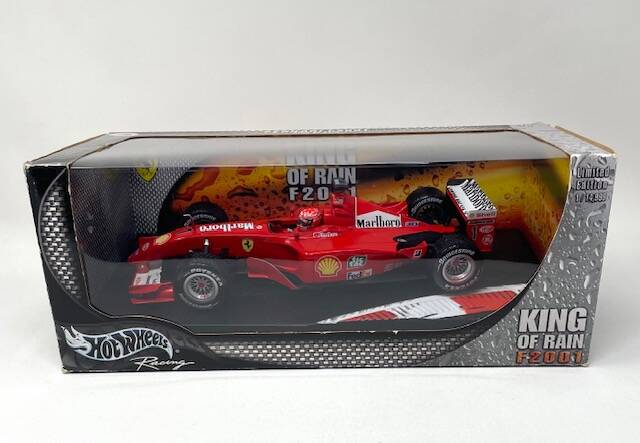 フェラーリ　F１　KING　OF　RAIN　F２００１　M・S　限定品　１／１８ Ferrari F2001 