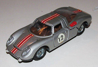 Ferrari 250 Le Mans Pininfarina #12 silver Politoys1:43 Diecast NO