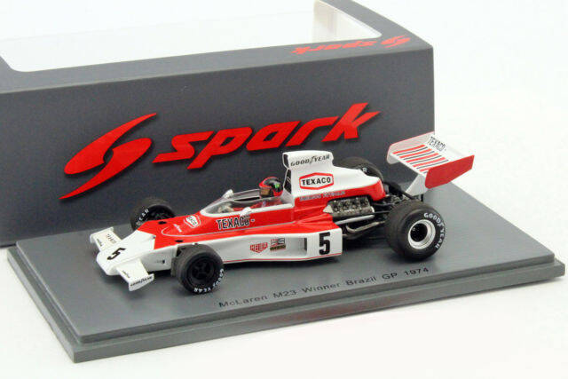 Spark McLaren M23 Emerson Fittipaldi - Monaco GP 1974 Resin Model Car 