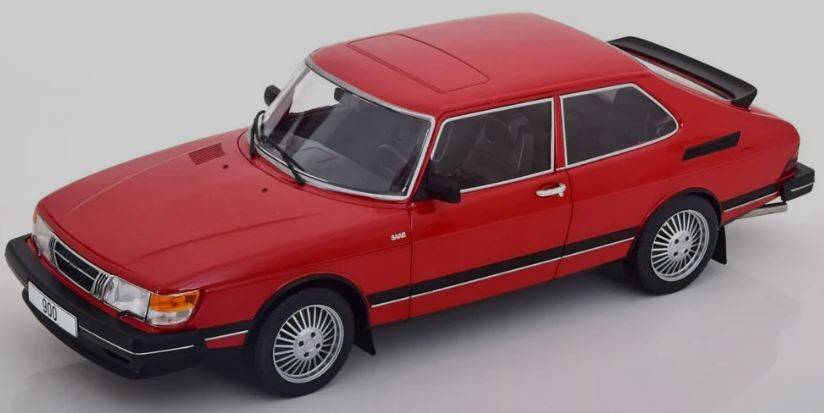 Saab 900 Turbo 1981 red MCG 1:18 Diecast