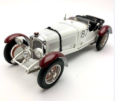 【完成品】CMC 1:18 Mercedes-Benz SSKL Sieger bei der Mille Miglia 1931 #87 乗用車
