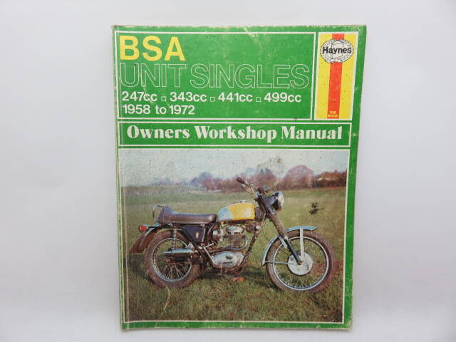 BSA A7 & A10 TWINS Haynes Repair Manual 0121 
