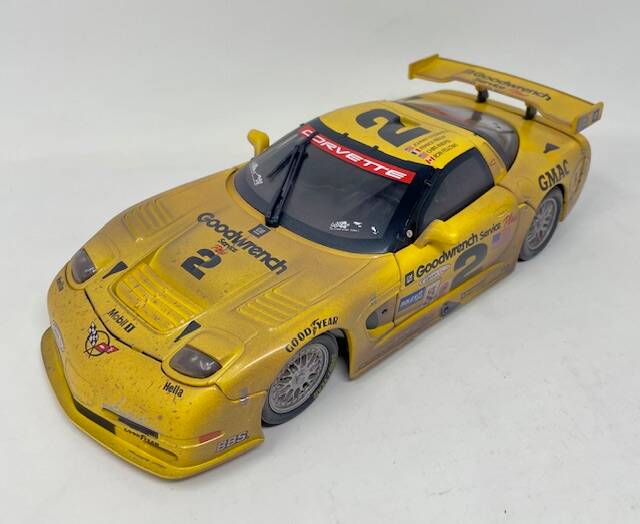 Corvette C5-R ミニカー Goodwrench Chevrolet Corvette C5R 2001 #2 Goodwrench Action 1:18 Diecast