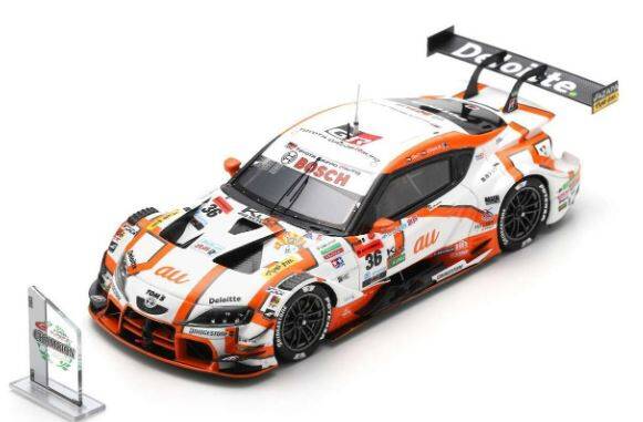 WedsSport スープラ gt500 1/43 2023 スーパーgt Toyota GR Supra #36 Champion GT500 Super GT 2023 Spark 1:43 Resin