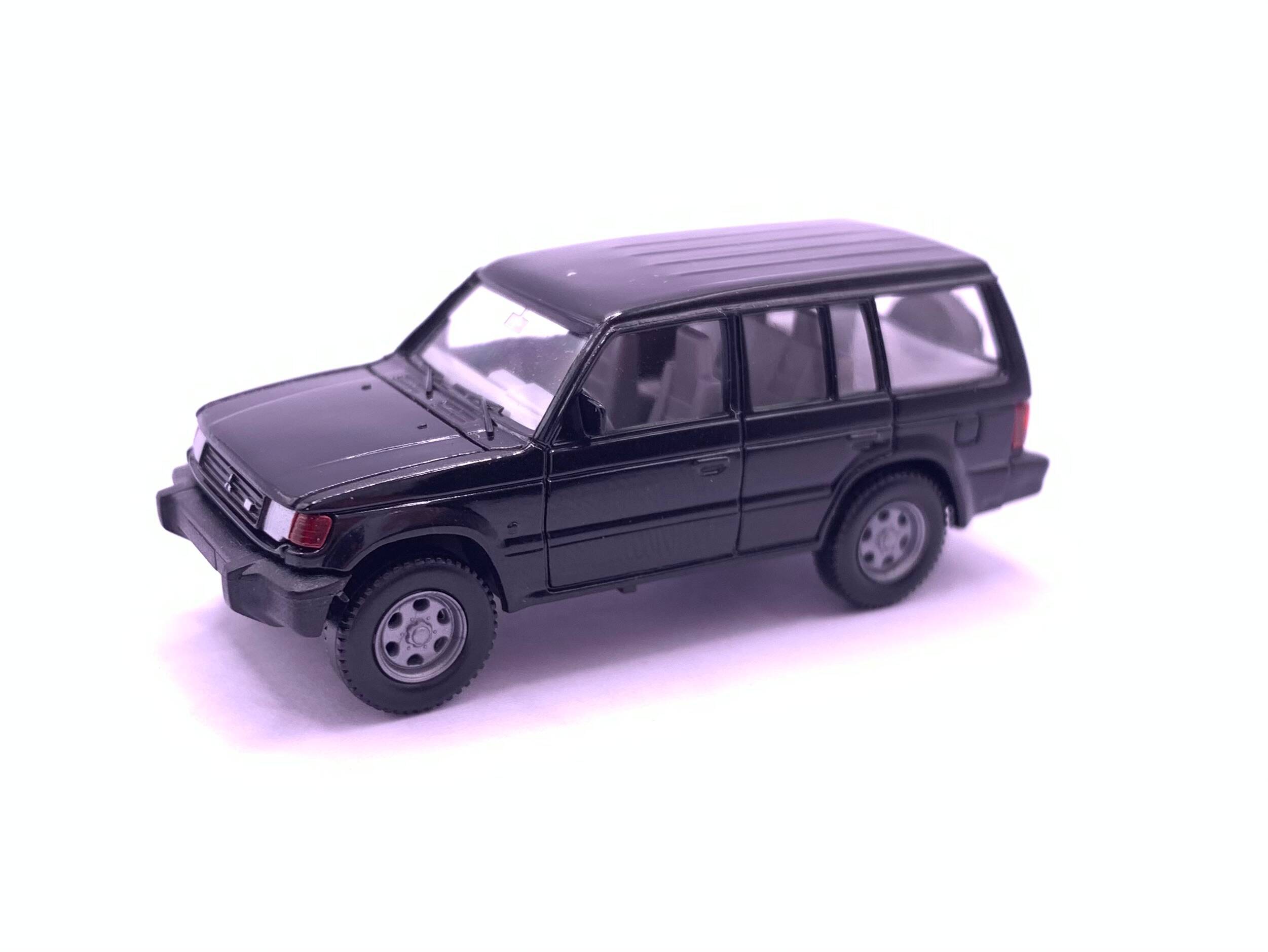 Mitsubishi Pajero black Wiking 187 Plastic Diecast no box