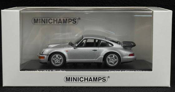 Porsche 911 (964) Turbo 1990 silver metallic Minichamps 1:43 Porsche 911 (964) Turbo 1990 silver metallic Minichamps 1:43
