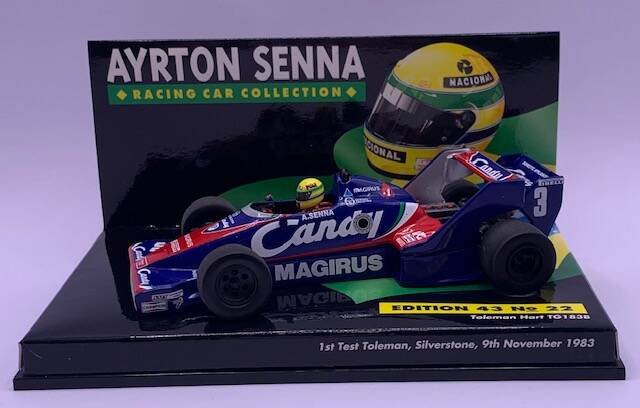 Toleman Hart TG183B 1983 A.Senna - Minichamps 1:43 Diecast