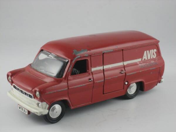 Ford Transit Van. AVIS. Red. Kit/repaint. - Dinky Diecast