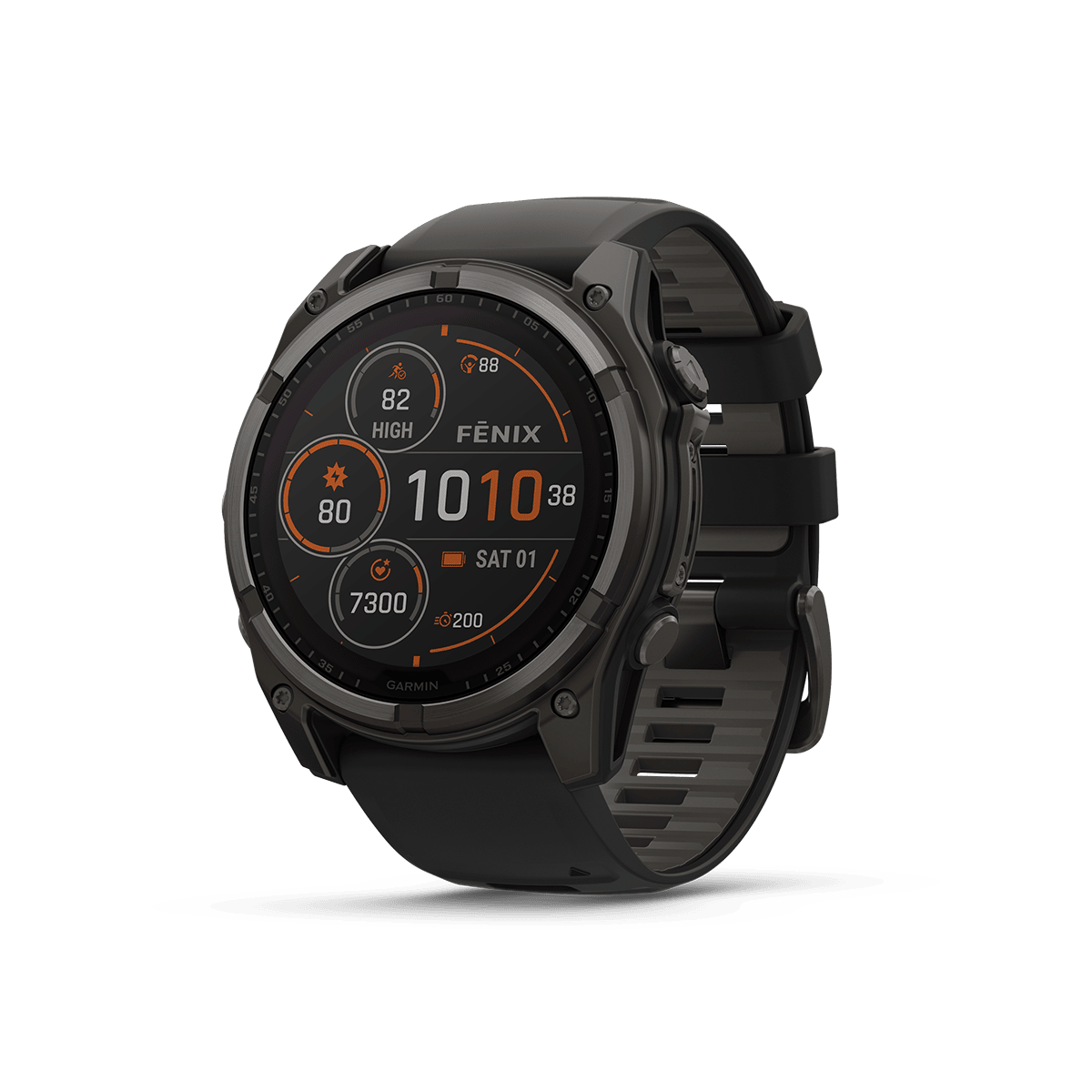 Garmin Fenix 6X Pro Solar Carbon Gray DLC w Fenix