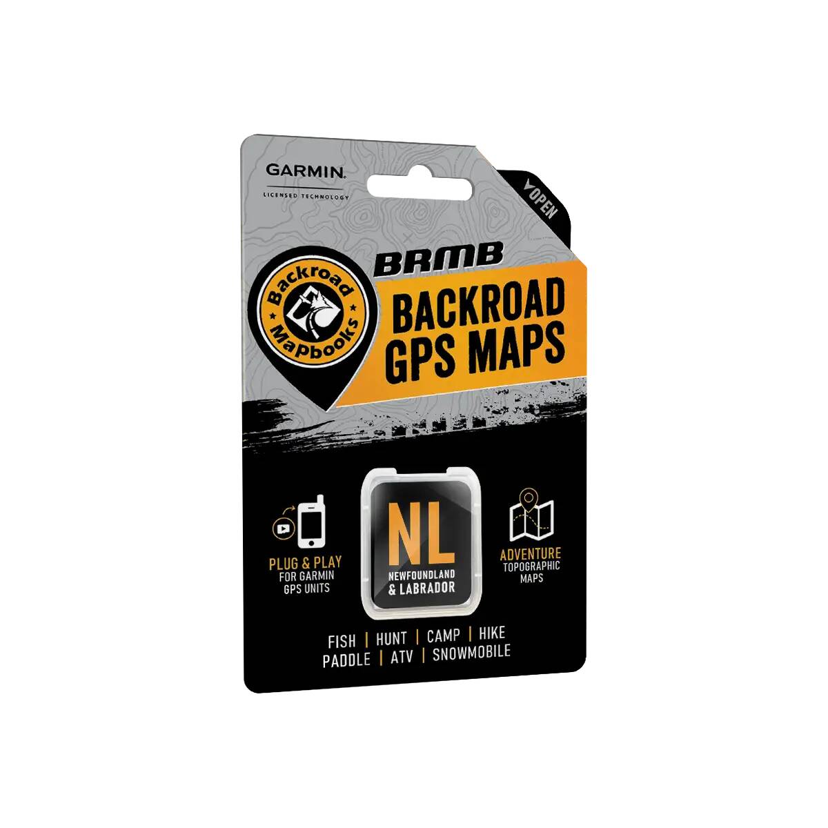 Backroad GPS Maps on Micro SD - Newfoundland and Labrador
