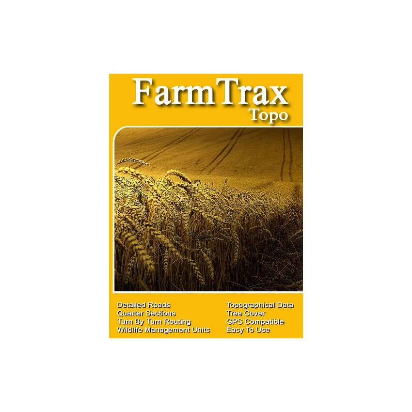 FarmTrax Topo Canada GPS Mapping Software for Garmin