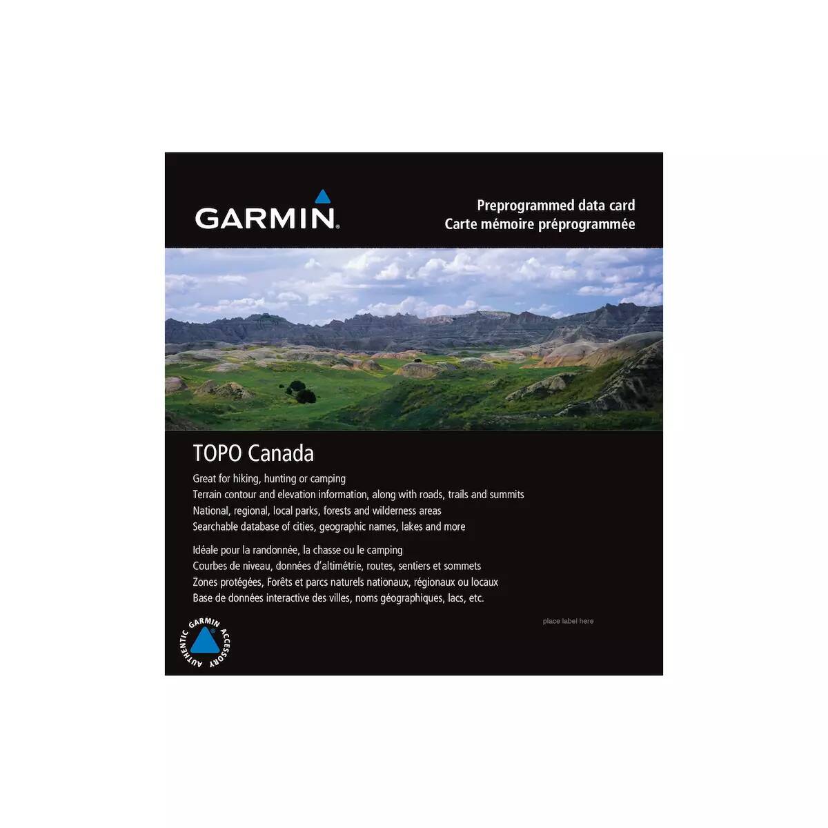 Garmin TOPO Canada v4 on microSD Card