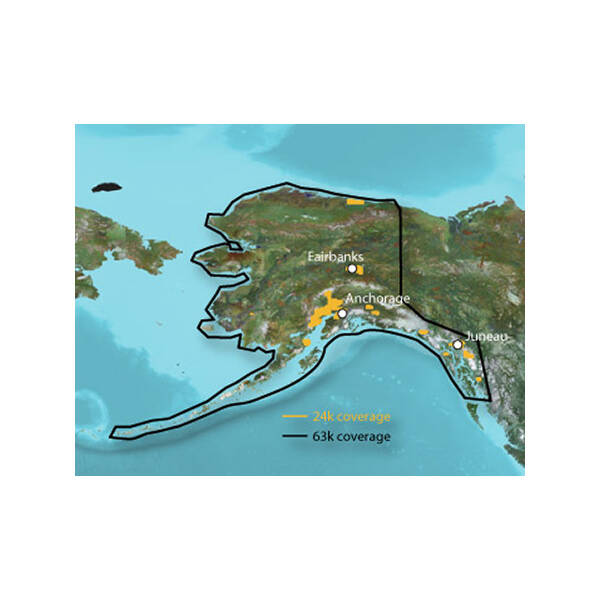 Garmin TOPO U.S. 24K Maps - Alaska Enhanced