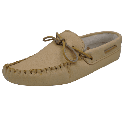 Natural moccasins on sale