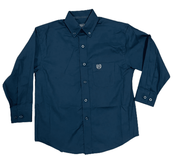 Navy clearance western shirt