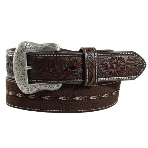 Braided western outlet belt