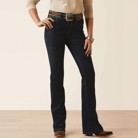 Buy Pure Western Womens Louisiana Relaxed Rider Boot Cut Jean 36 Leg Twili  - The Stable Door