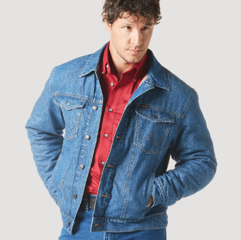 Flannel sale jean jacket