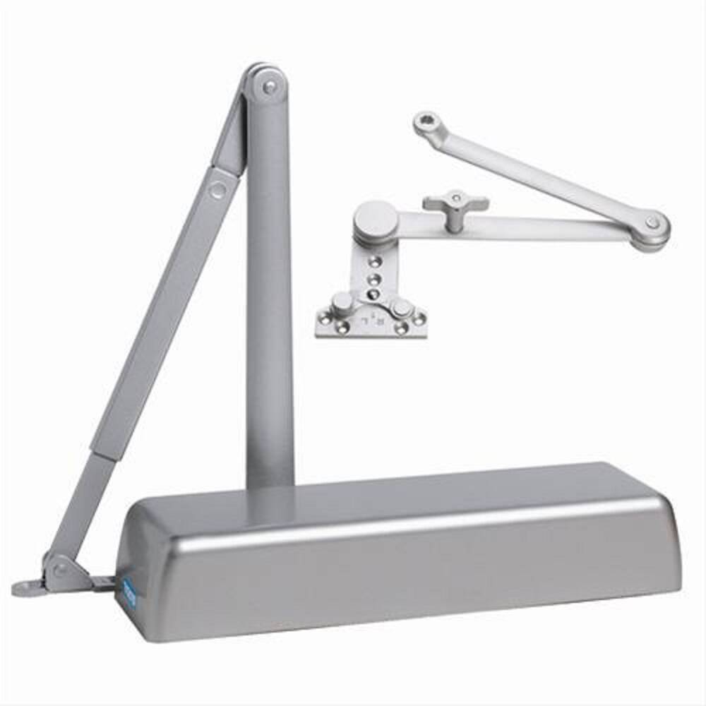 Heavy Duty ADA Commercial Door Closer with Cush-N-Stop Arm in Aluminum - Sizes 1-6 Heavy Duty ADA Commercial Door Closer with Cush-N-Stop Arm in Aluminum - Sizes 1-6