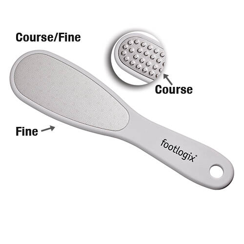 Footlogix Professional Pedicure File - Two Sided - Coarse Fine