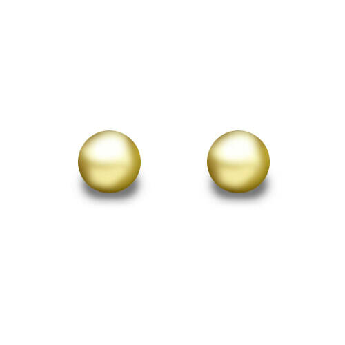 Ball 4mm 24k Earrings (Gold Plated) Inverness - Intercosmetics