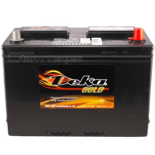 Deka 627FMF Gold Series Automotive Battery (Group 27F) 12 Volt 710