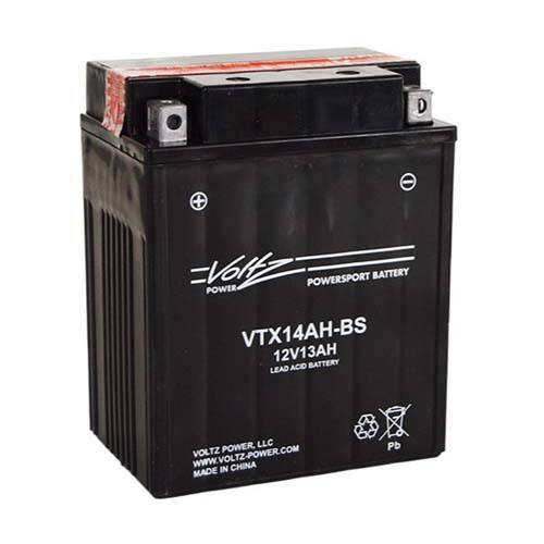 Voltz VTX14AH-BS-FS Factory Activated AGM Powersports Battery