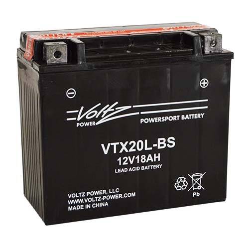 Voltz VTX20L-BS-FS Factory Activated AGM Powersports Battery